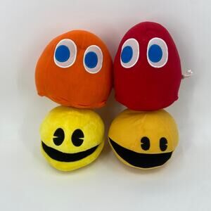 Pac Man Plushies Set Of 4
